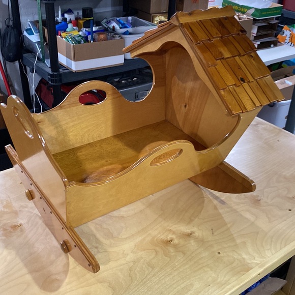 Wooden Baby Rocker - Picture 2 of 5